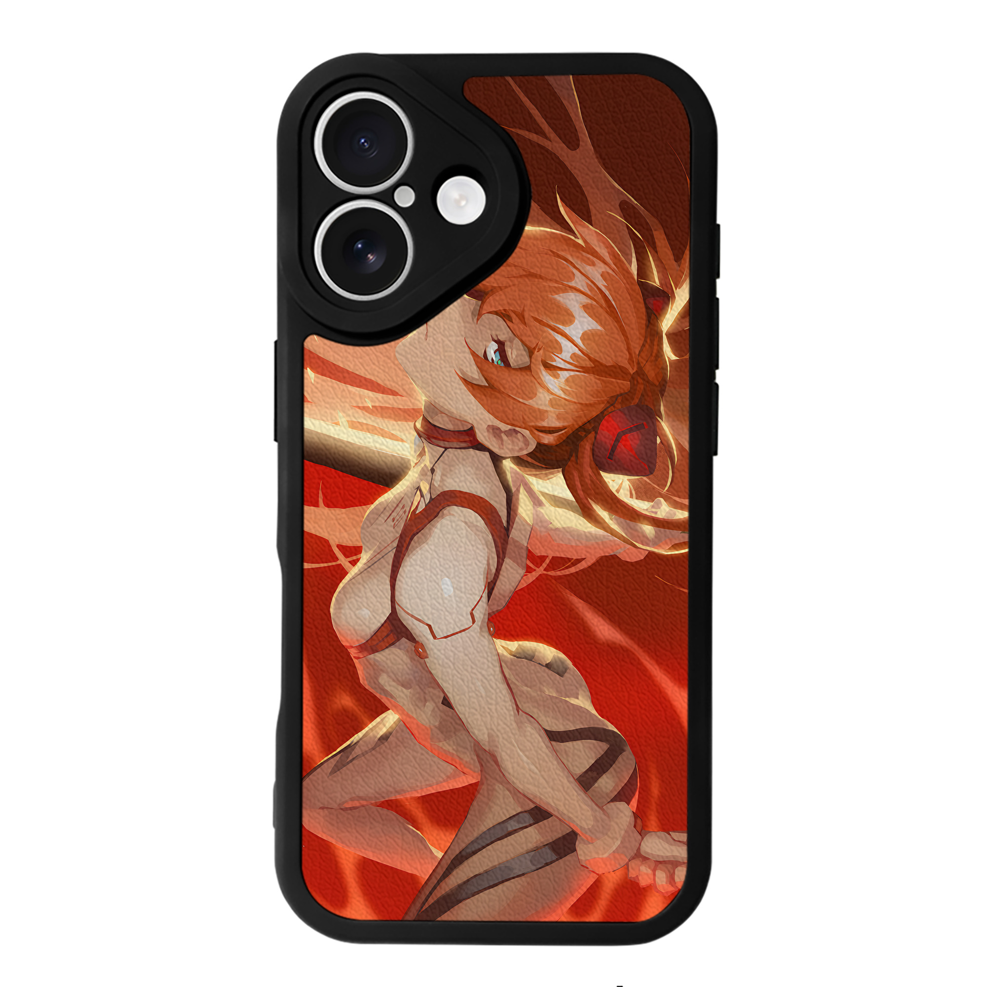 （画像用） EVA 新世紀エヴァンゲリオン 【iPhone 16シリーズ対応】シリコンスマホケース（レザー調） 材質：シリコン